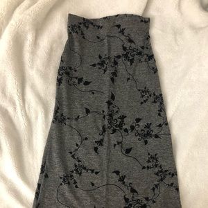 Floral maxi skirt